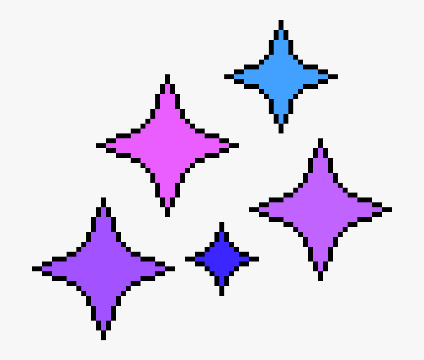 Png Pixel Art Sparkle Clipart , Png Download - Sparkle Pixel Art, Transparent Png