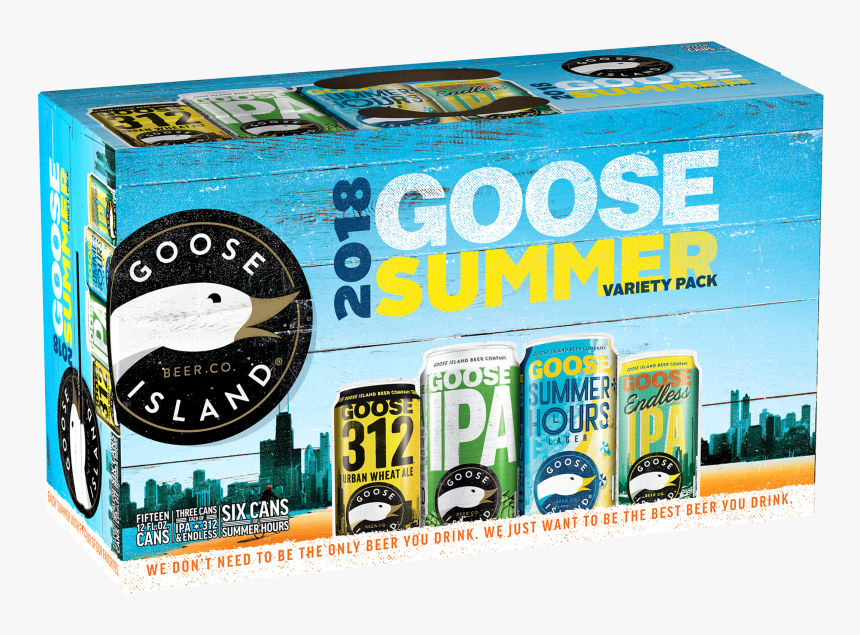 Goose Island 2018 Summer Variety Pack - Goose Island Summertime 15 Pack, HD Png Download