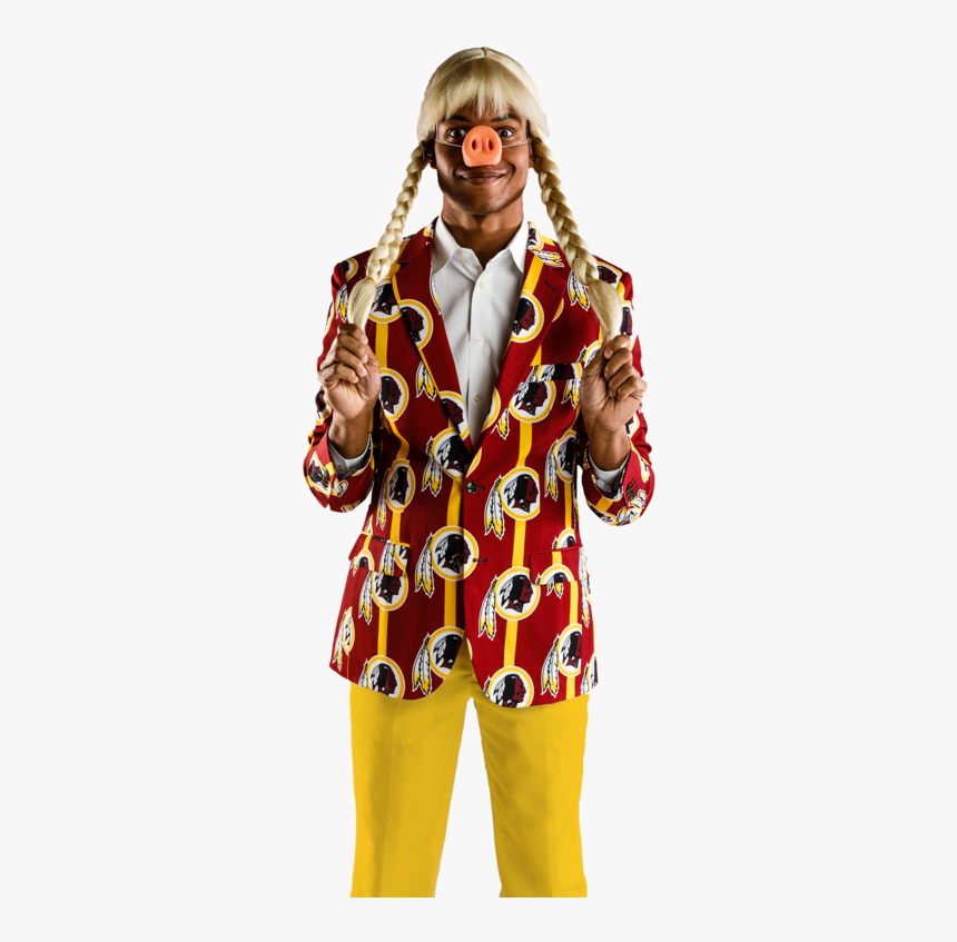 Men S Washington Redskins Blazer 
 Itemprop Image , - Girl, HD Png Download