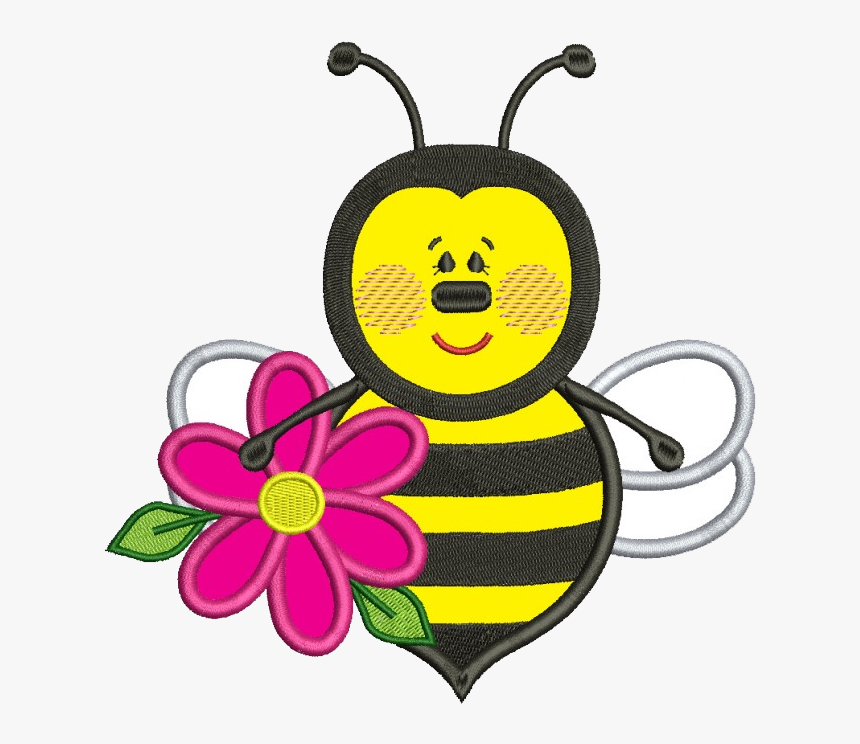 Bumble Bee Daycare Logo Suitable For Uniform Embroidery - Imagen Para Un Logotipo De Una Guardería, HD Png Download