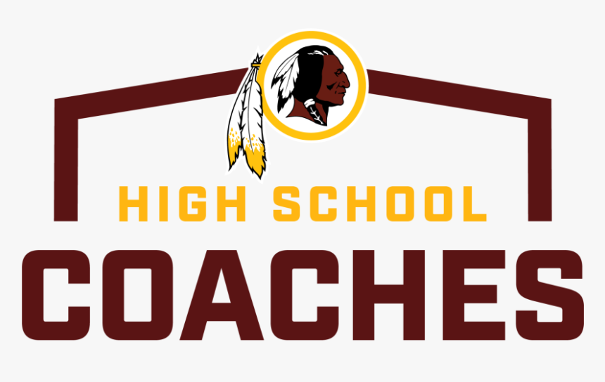 High School Coaches Clinic Logo On Light Web - Washington Redskins, HD Png Download