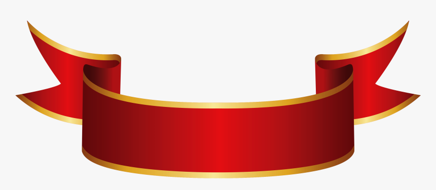 Thumb Image - Red Gold Ribbon Png, Transparent Png