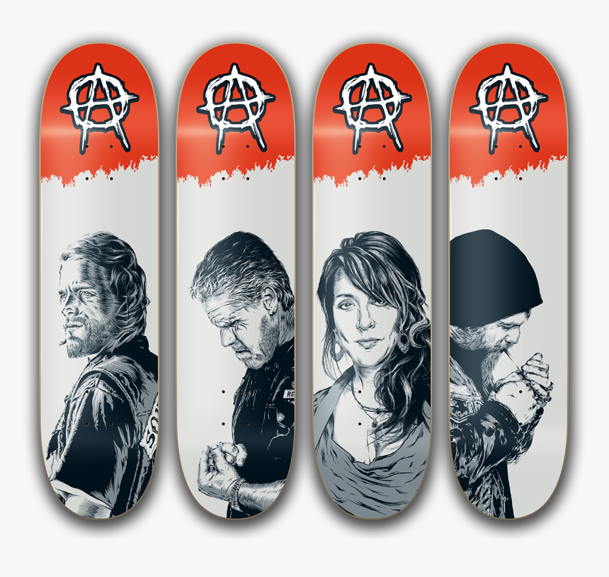 Sons Of Anarchy Skateboard, HD Png Download