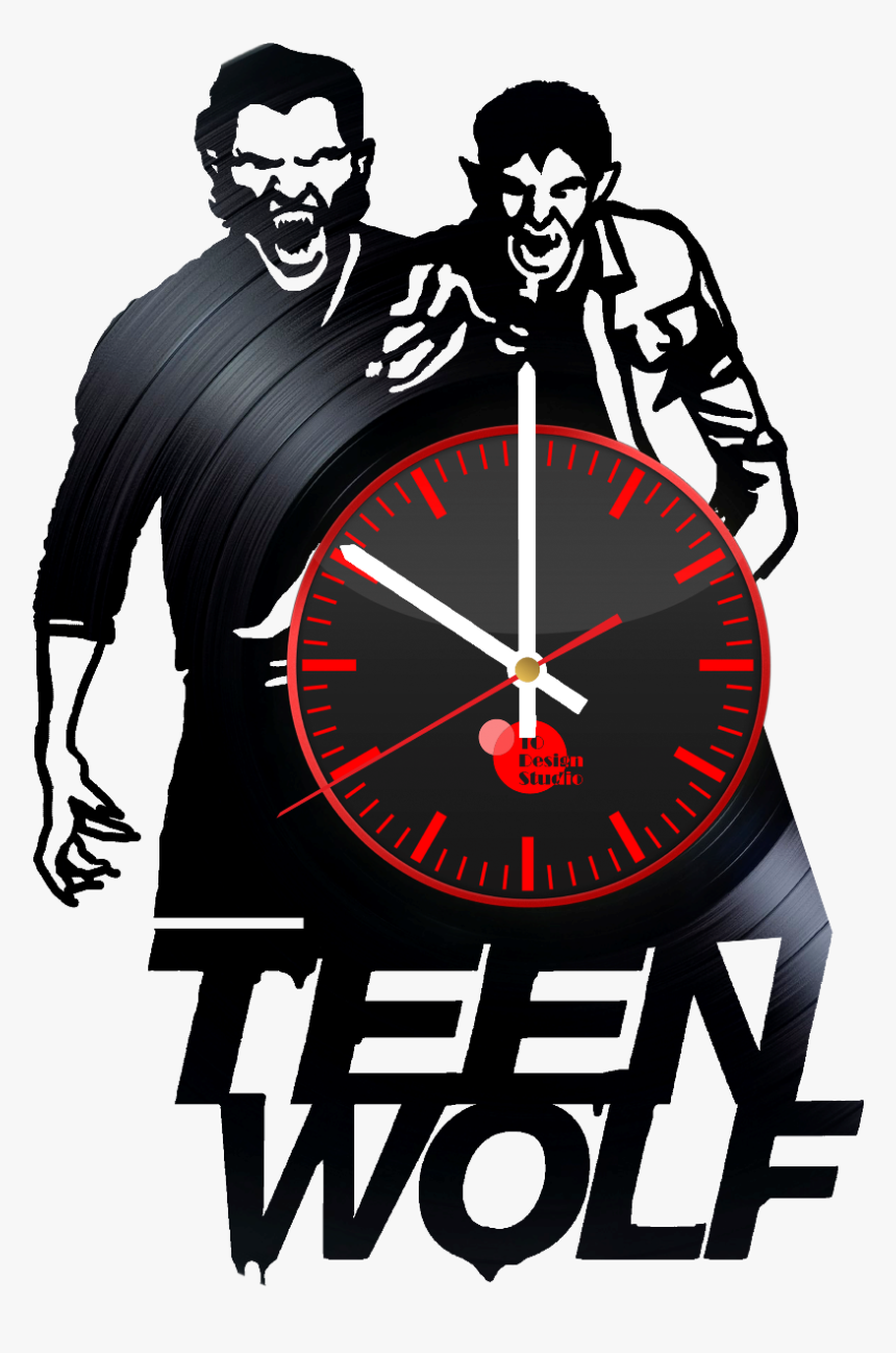 Teen Wolf Handmade Vinyl Record Wall Clock Fan Gift - Teen Wolf, HD Png Download