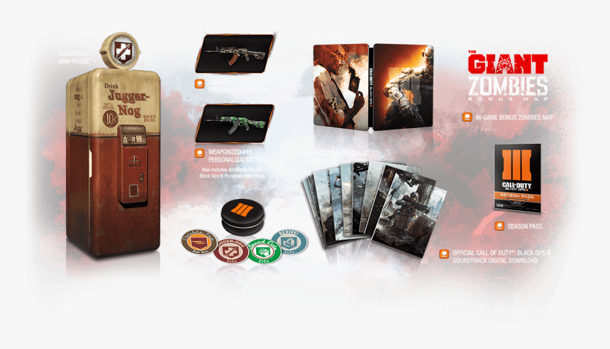 Bo3 Pack Zombie Collectore, HD Png Download