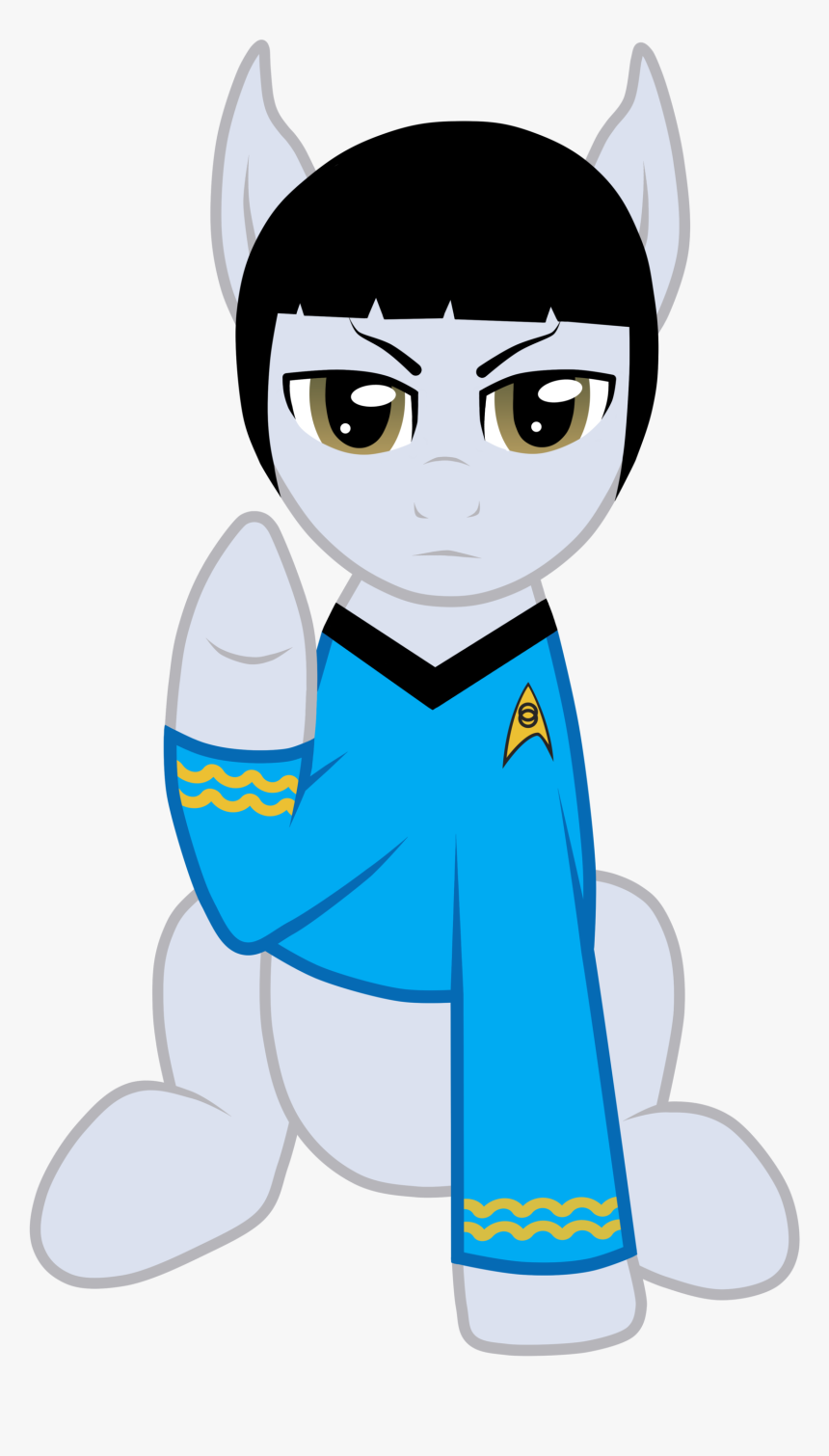 Spock Leonard Mccoy Uhura Rainbow Dash White Mammal - My Little Pony Spock, HD Png Download