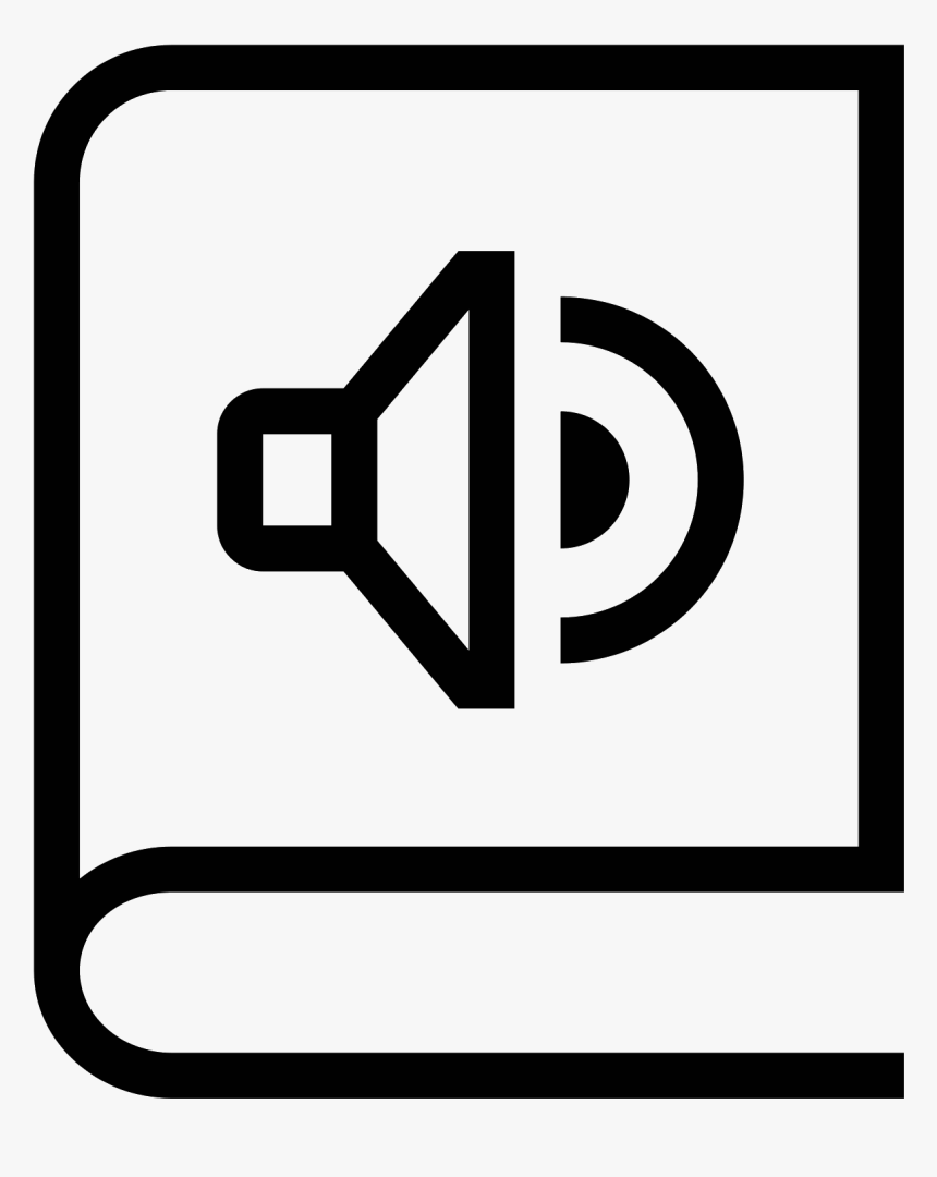 Textbook Clipart Colourful Book - Audio Book Icon Png, Transparent Png