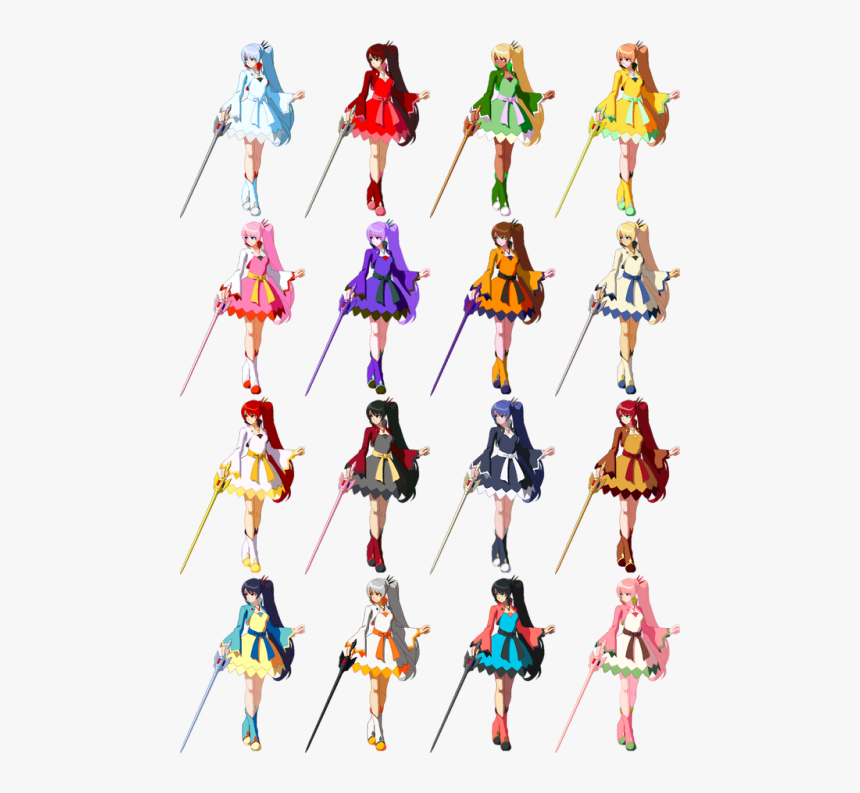 Weiss Palettes - Yukiko Amagi And Weiss Schnee, HD Png Download