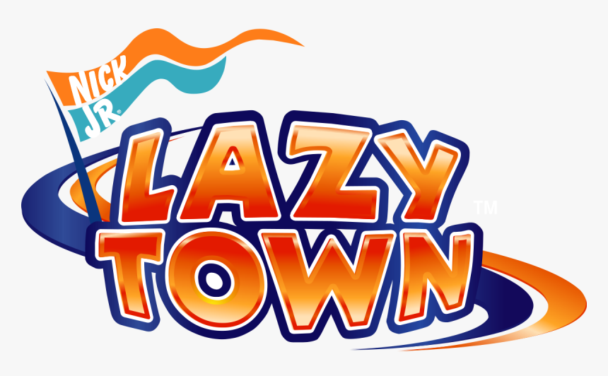 Transparent Lazy Girl Clipart - Lazy Town Logo Nick Jr, HD Png Download