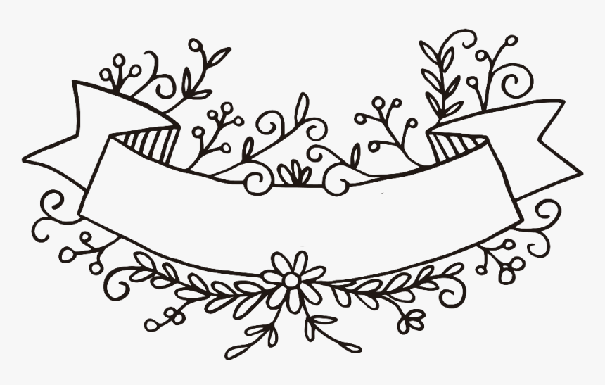 #floral #florals #flower #flowers #wildflowers #ribbon - Bullet Journal Clip Art, HD Png Download