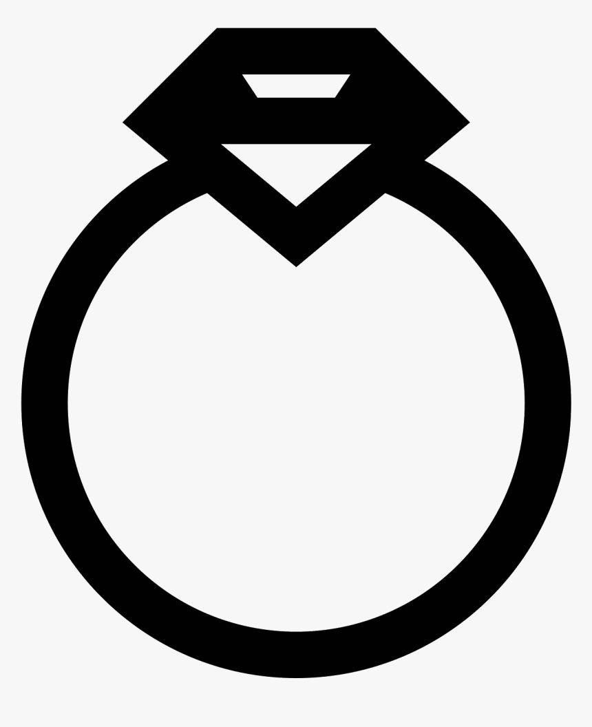 Transparent Rings Clipart - Ring Heart Icon, HD Png Download