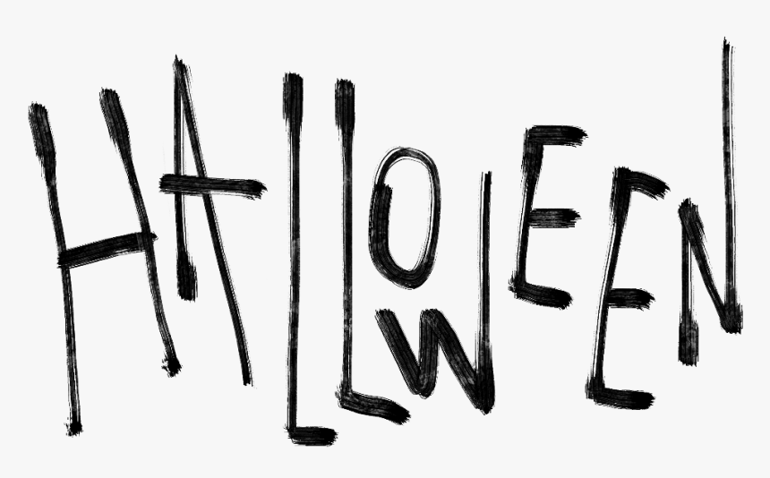 #halloween #halloween2018 #horror #lettering #text - Calligraphy, HD Png Download