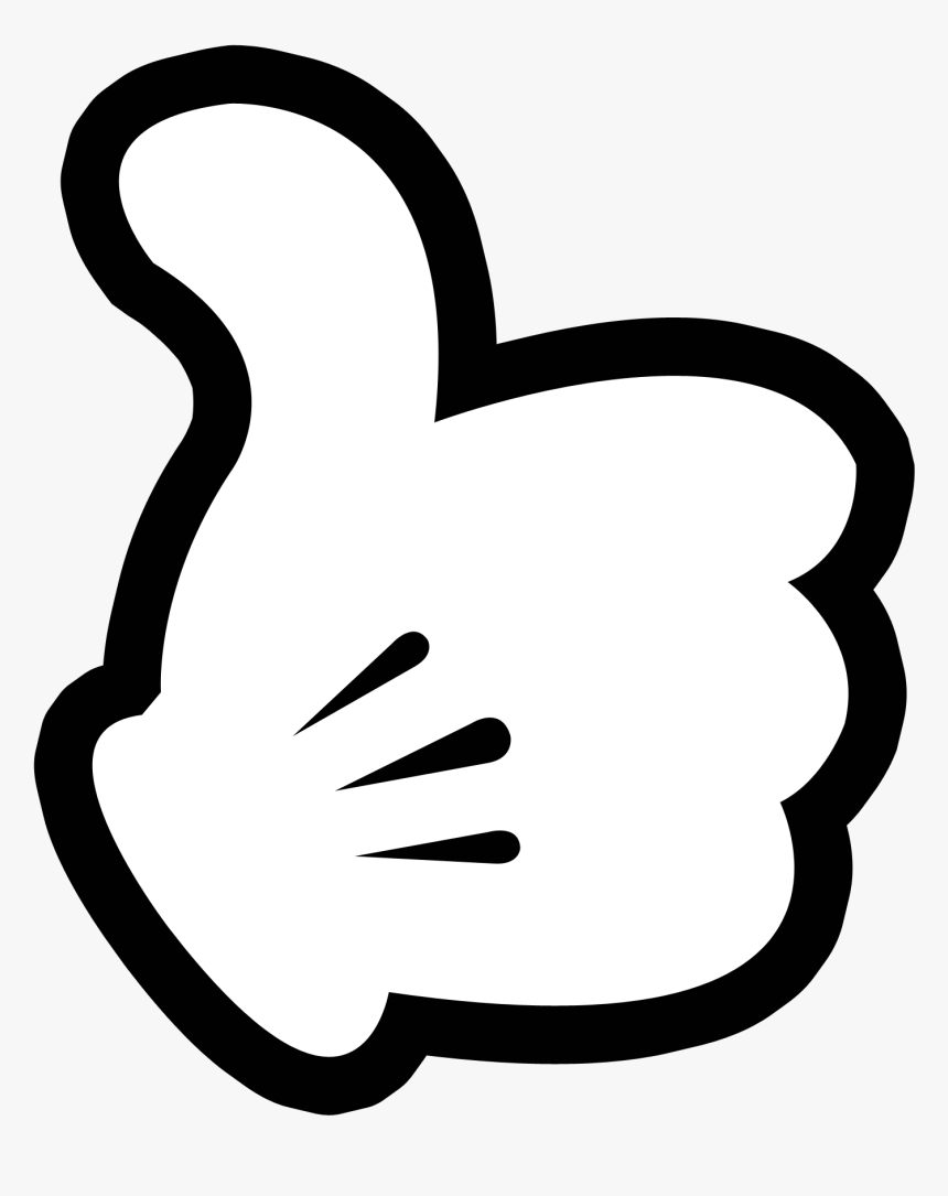 Photo Shared On Meowchat Fiesta Tematica Minnie Y Mickey - Mickey Hand Thumbs Up, HD Png Download