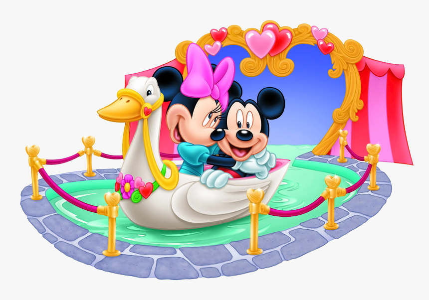 Transparent Mickey Mouse Clipart Png - Mickey And Minnie Mouse Love Png, Png Download