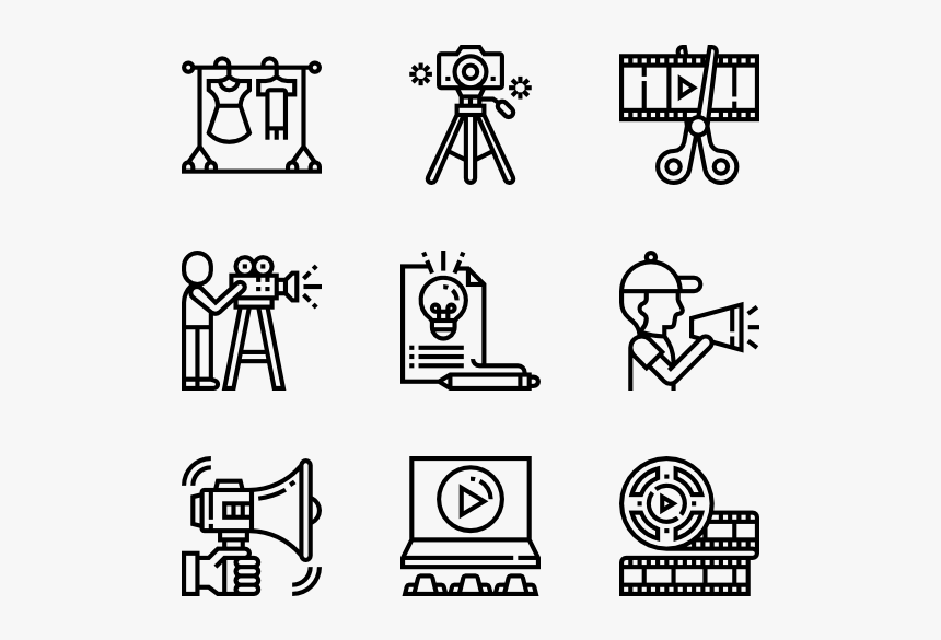 Video Production - Icono Hobbies Png, Transparent Png