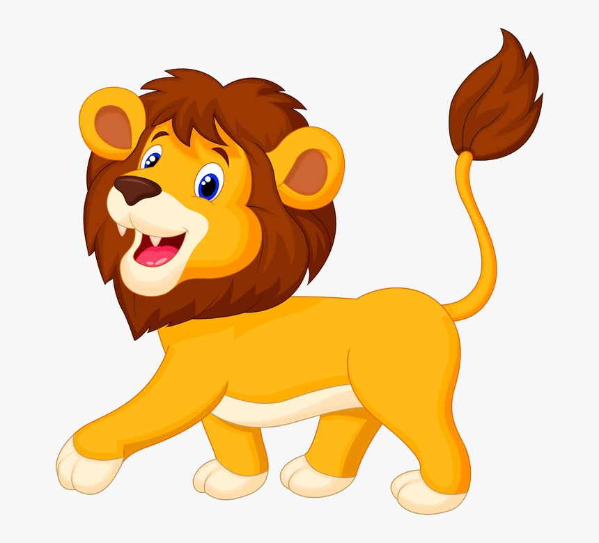 Cartoon Lion, HD Png Download