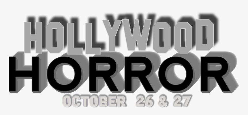 Hollywood Horror - Graphic Design, HD Png Download