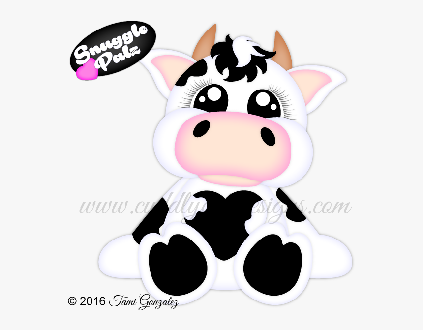 Transparent Cute Cow Png - Snuggle Palz, Png Download