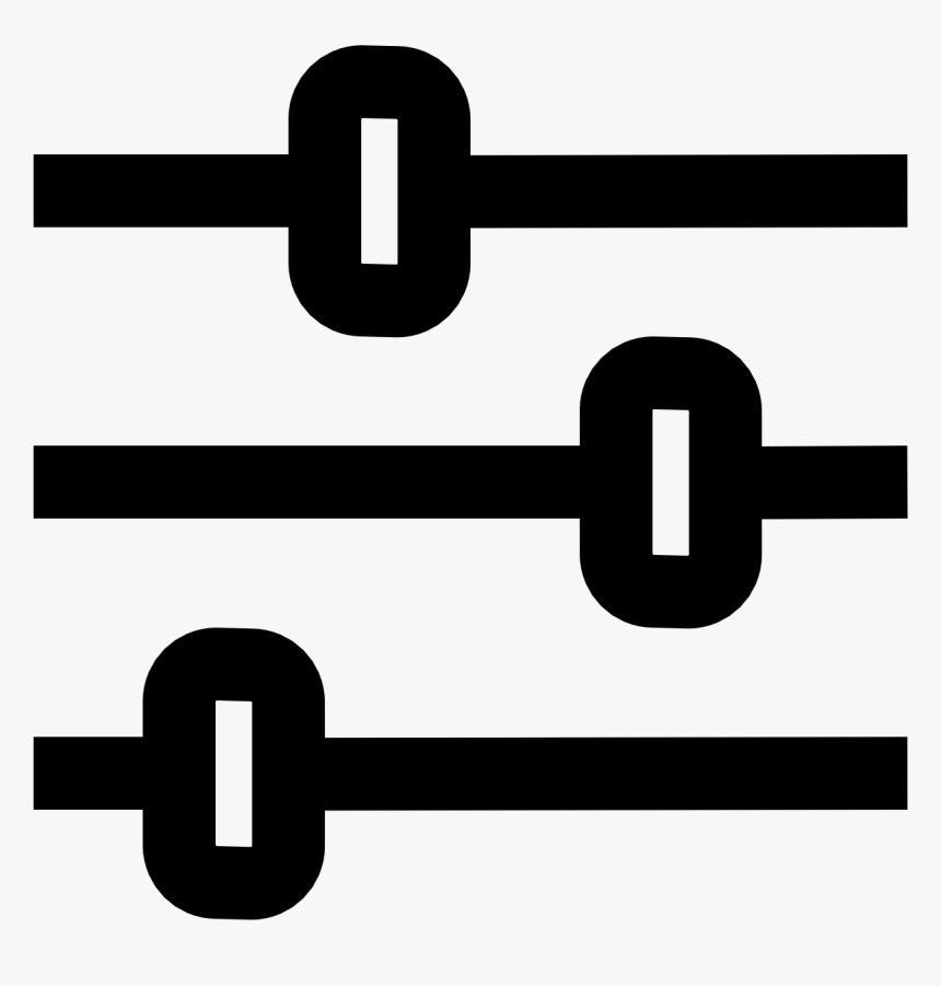 Horizontal Settings Mixer Icon Free Download At Icons8 - Sign, HD Png Download