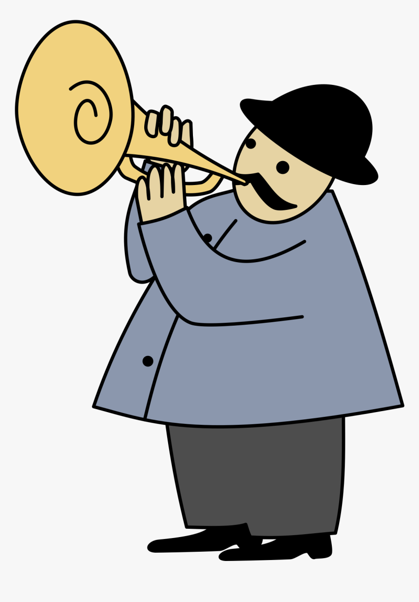 Band Free Fiddler 2 Free Horner - Trumpet Player Clip Art, HD Png Download