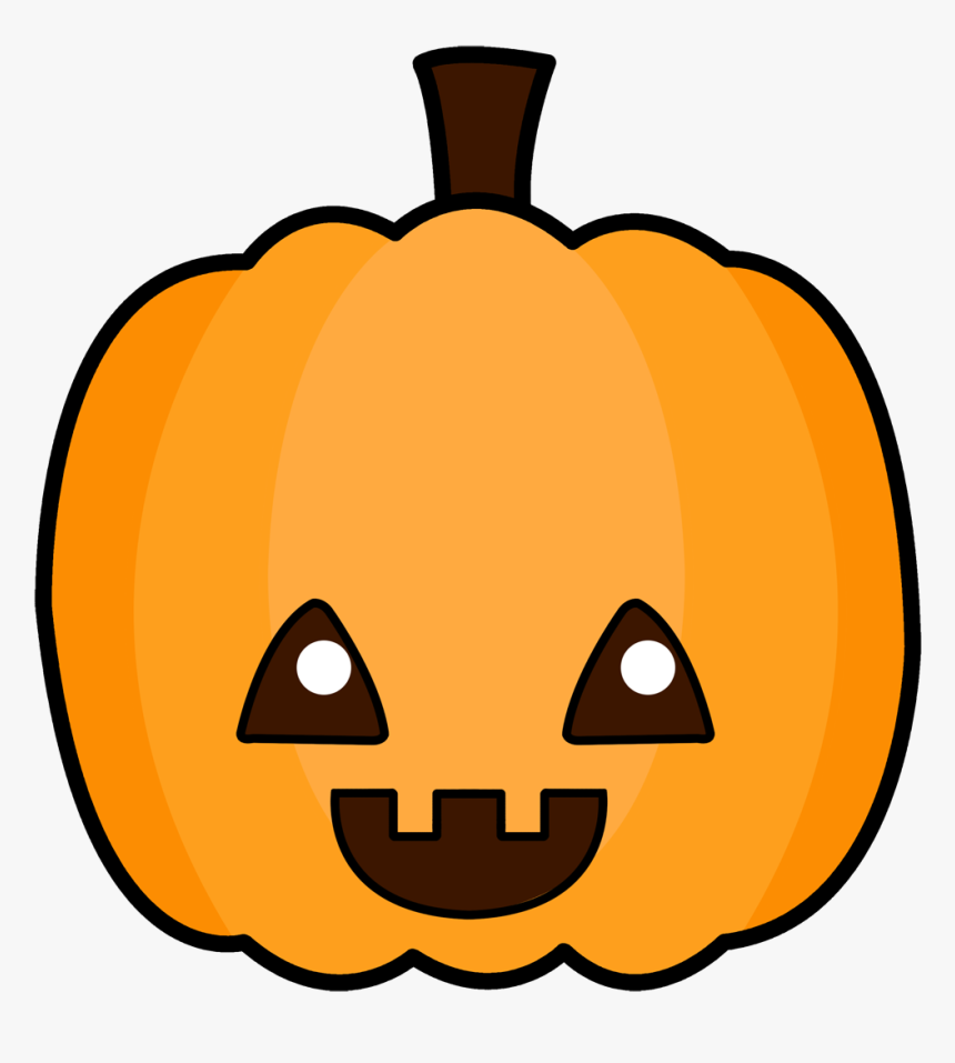 Pumpkin Clipart Cute - Cute Pumpkin Clipart Transparent Background, HD Png Download