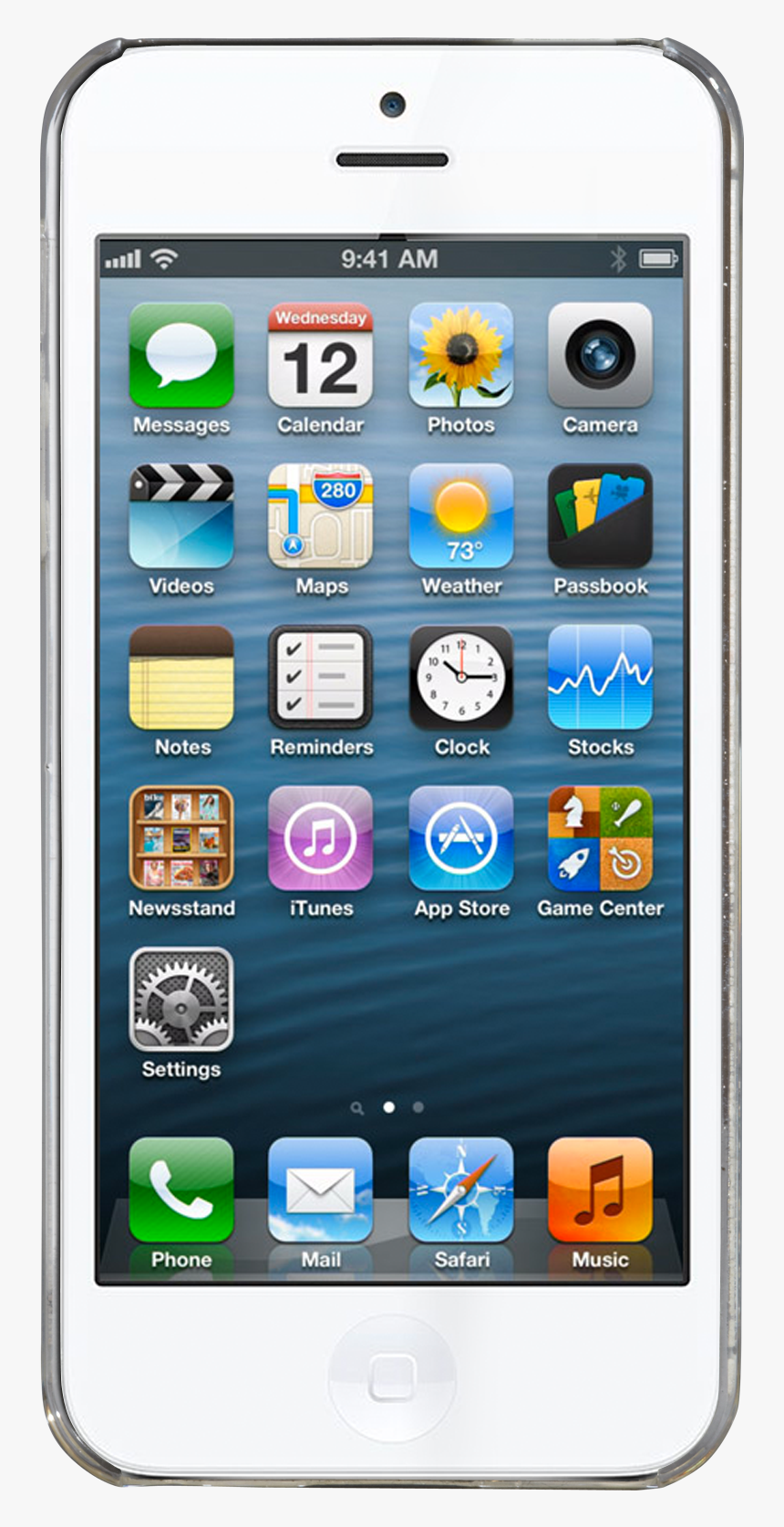 Png Iphone 6 Clipart - White Iphone 5, Transparent Png