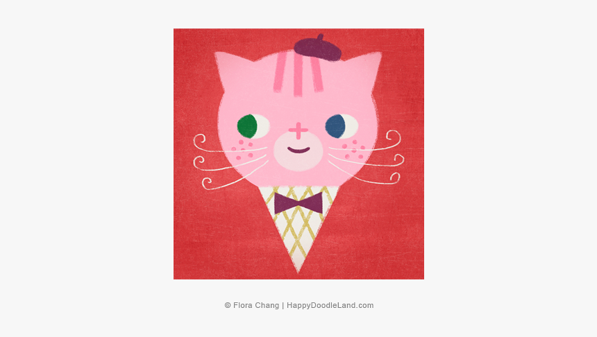 Kitty Cone © Flora Chang, HD Png Download