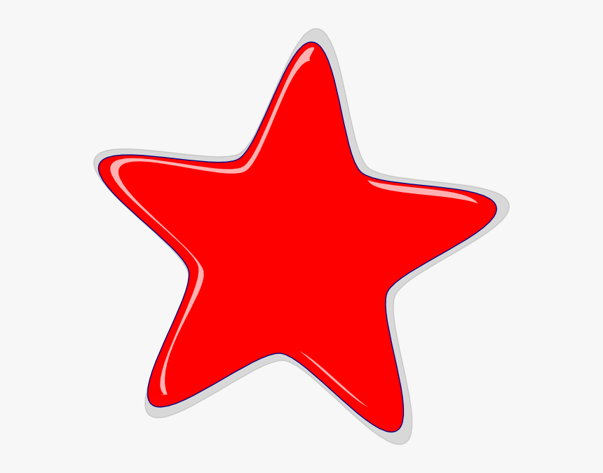 Red Star Clip Art Clkerm Vector Clip Art Online - Stern Rosa Clipart, HD Png Download