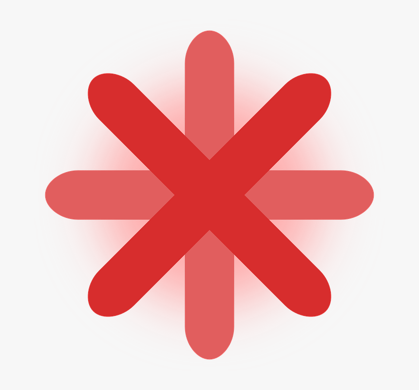 Red, Cross, Ball, Asterisk, Designing - Stampin Up Fabulous Flowers, HD Png Download