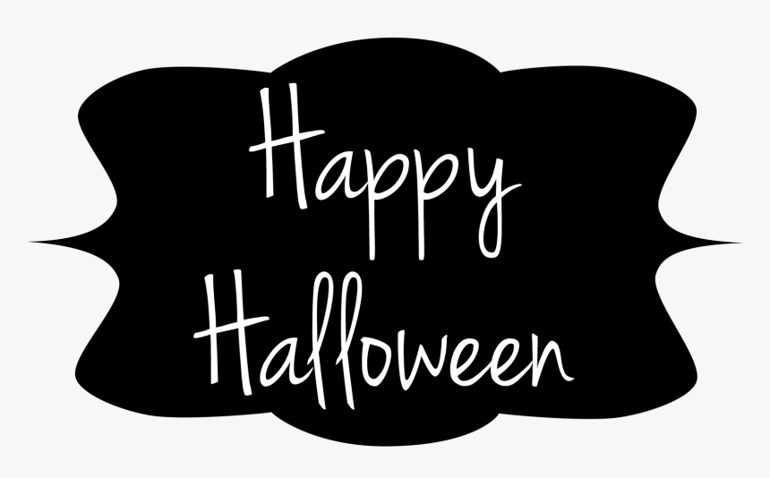 Transparent Happy Halloween Png - Calligraphy, Png Download