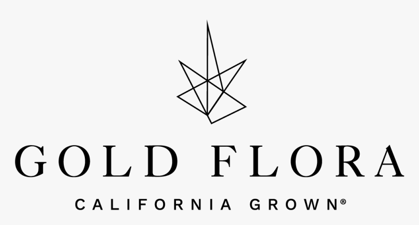 Gold Flora Cannabis Logo, HD Png Download