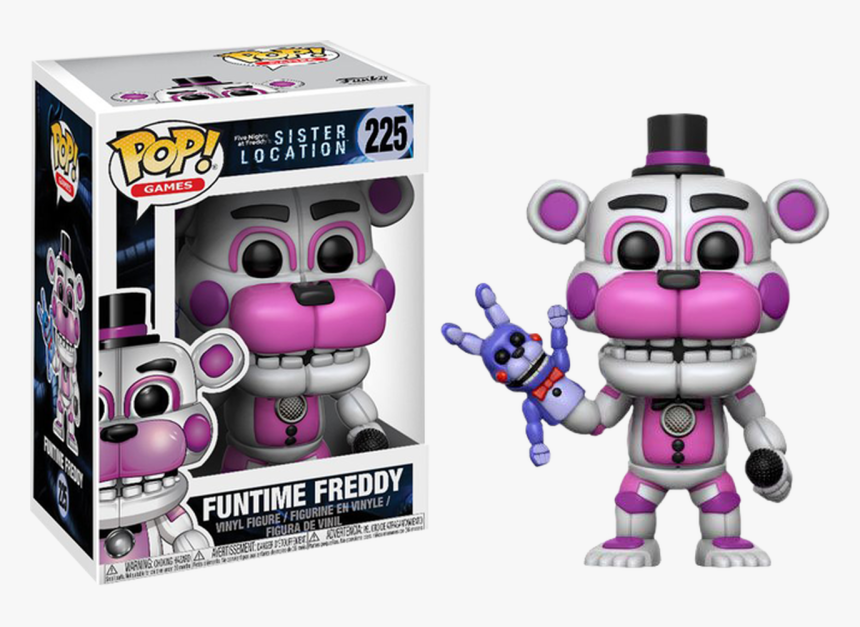 Transparent Fnaf Freddy Png - Funtime Freddy Funko Pop, Png Download