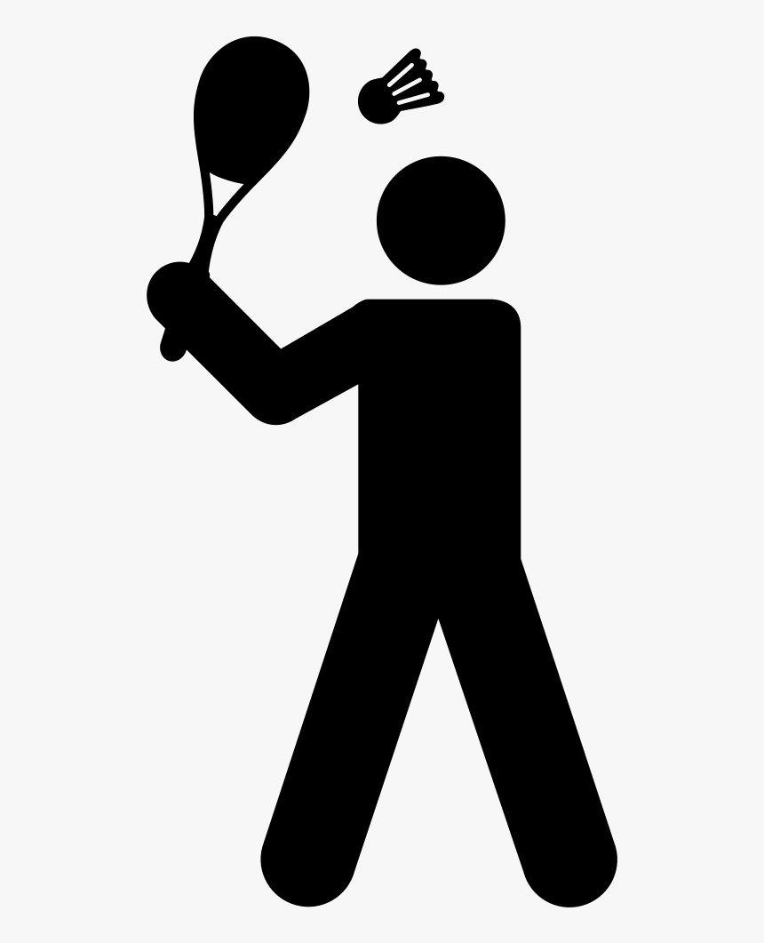Badminton Player - ไอคอน เล่น แบดมินตัน, HD Png Download
