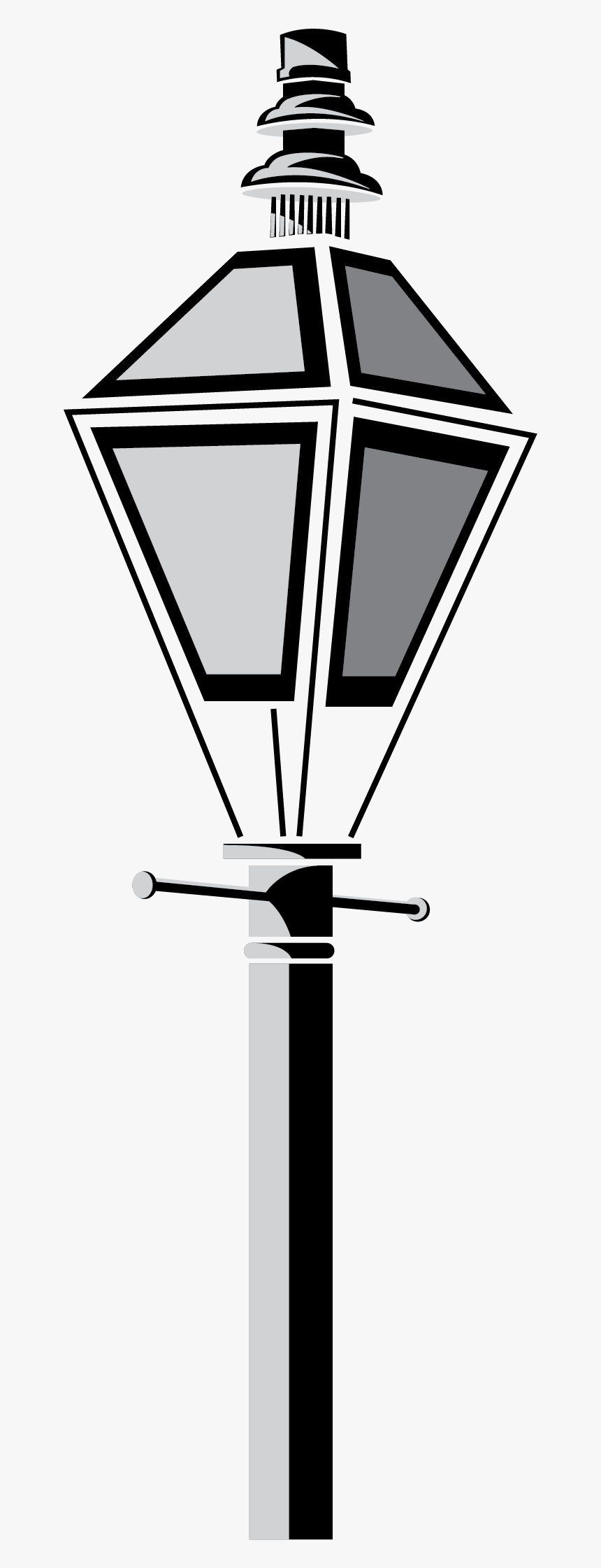 New Orleans Lamp Post Vector Clip Art - Clip Art New Orleans Lamp Post, HD Png Download