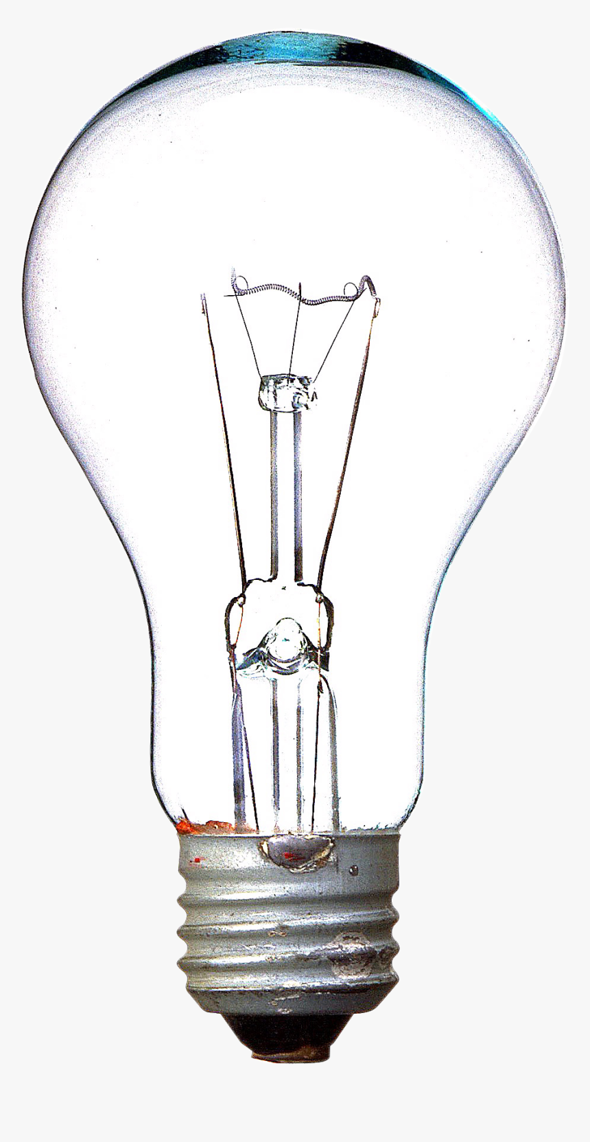 Incandescent Light Bulb Lamp Icon - Лампочка С Прозрачным Фоном, HD Png Download