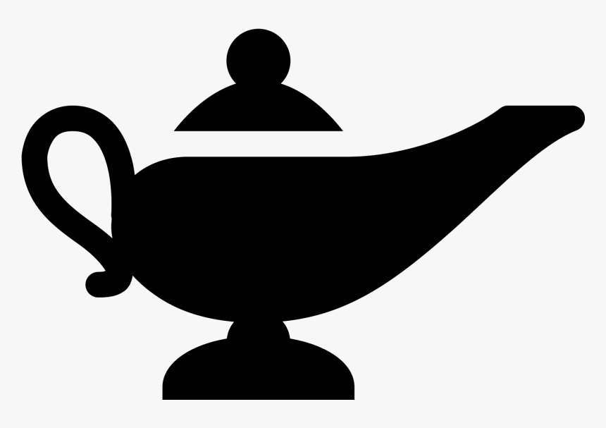 Lampe Magique Icon - Magic Lamp Clip Art, HD Png Download