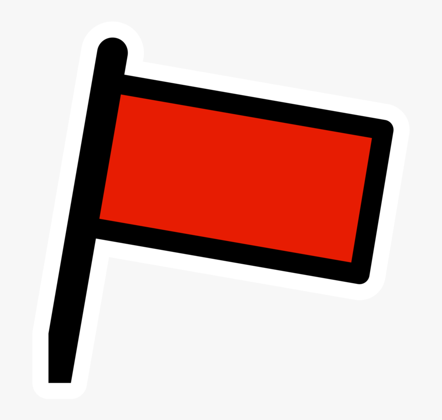 Rectangle,sign,red, HD Png Download