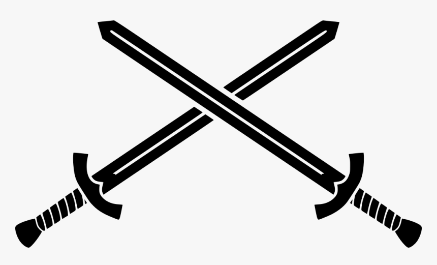 Sword, Swords, Weapon, Fight, Knighthood, Symbol - Email Logo White Background, HD Png Download