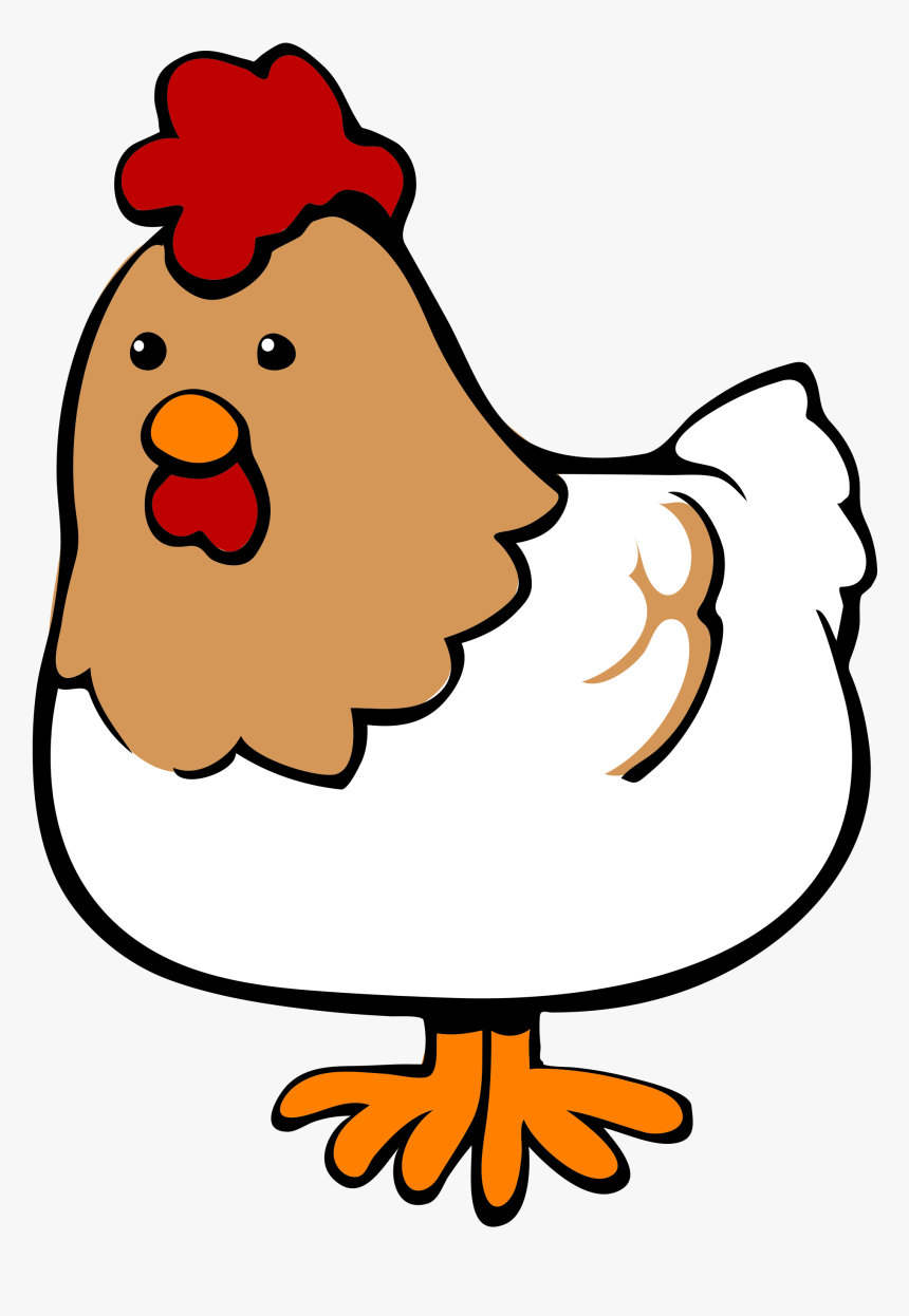 Clip Art Chicken Cartoon - Chicken Clipart, HD Png Download