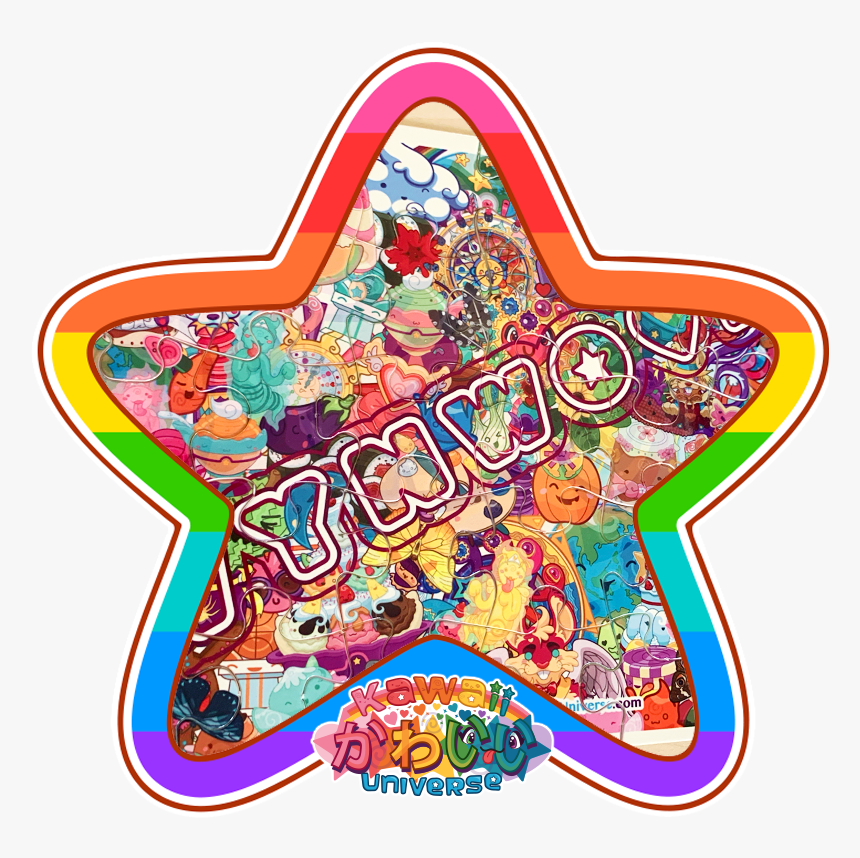 Kawaii Universe Cute Neoverse Wynwood Puzzle Heart - Visual Arts, HD Png Download