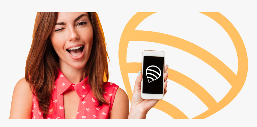 Transparent Girl On Phone Png - Smartphone, Png Download