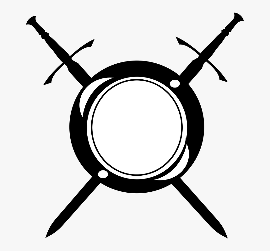 Symbol, Sword, Medieval, Gun, Blade, War - Simbolo Guerra, HD Png Download