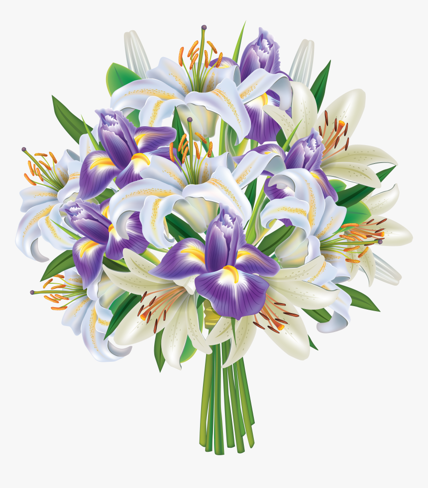 Bouquet Flowers Png - Flowers Bouquet Clipart Png, Transparent Png