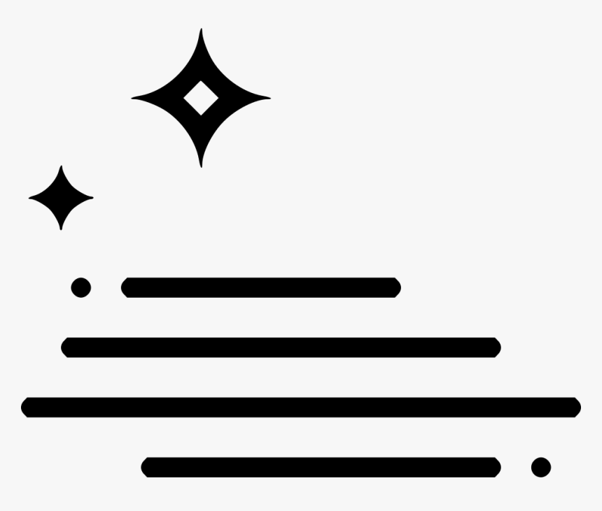 Fog Foggy Stars Night - Icon, HD Png Download