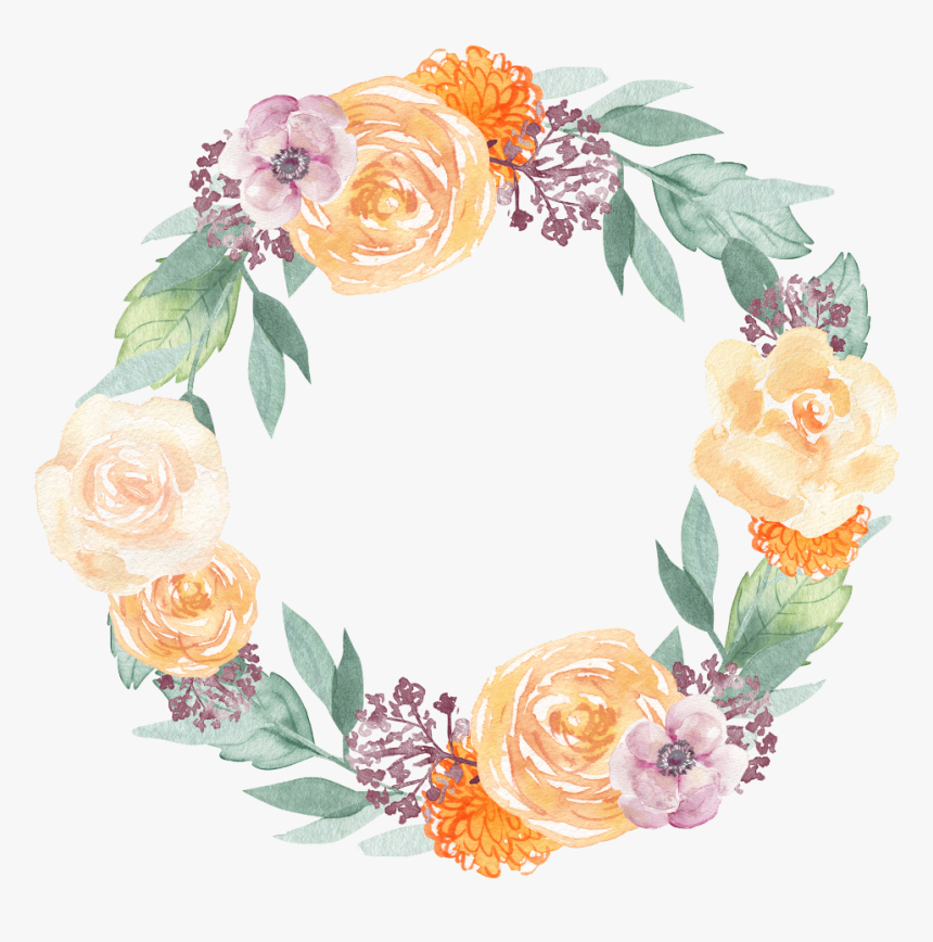 Wreath Flower Flowers Floral Ftesticker Watercolor - Best Mum In The World, HD Png Download