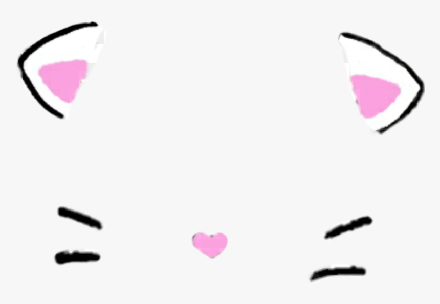 Banner Snow Filter Gatinho Filter Kawaii - Cute Png Filters, Transparent Png