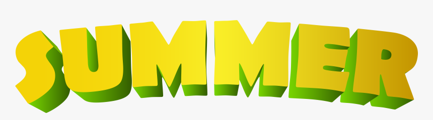 Summer Text Png Clip Art, Transparent Png