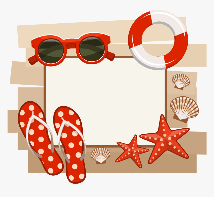 Transparent Summer Clip Art Png - Summer Png Transparent Frame, Png Download