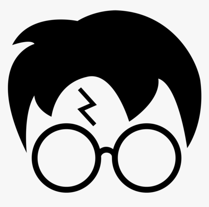Free Harry Potter Clip Art Pictures - Harry Potter Hair And Glasses, HD Png Download