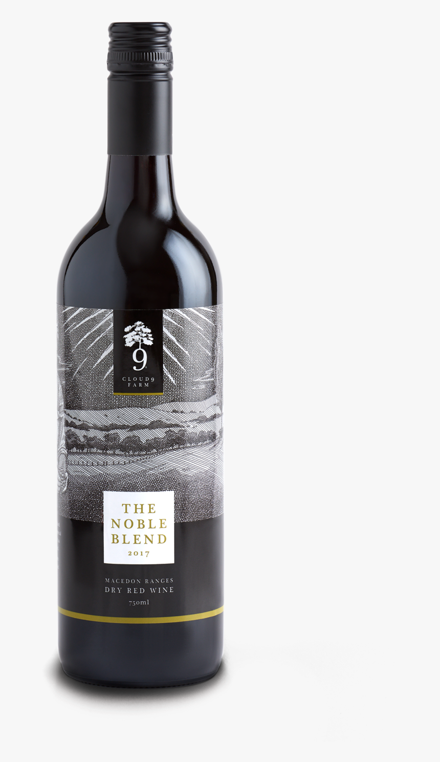 C9f Thenobleblend Front - Wine Bottle, HD Png Download